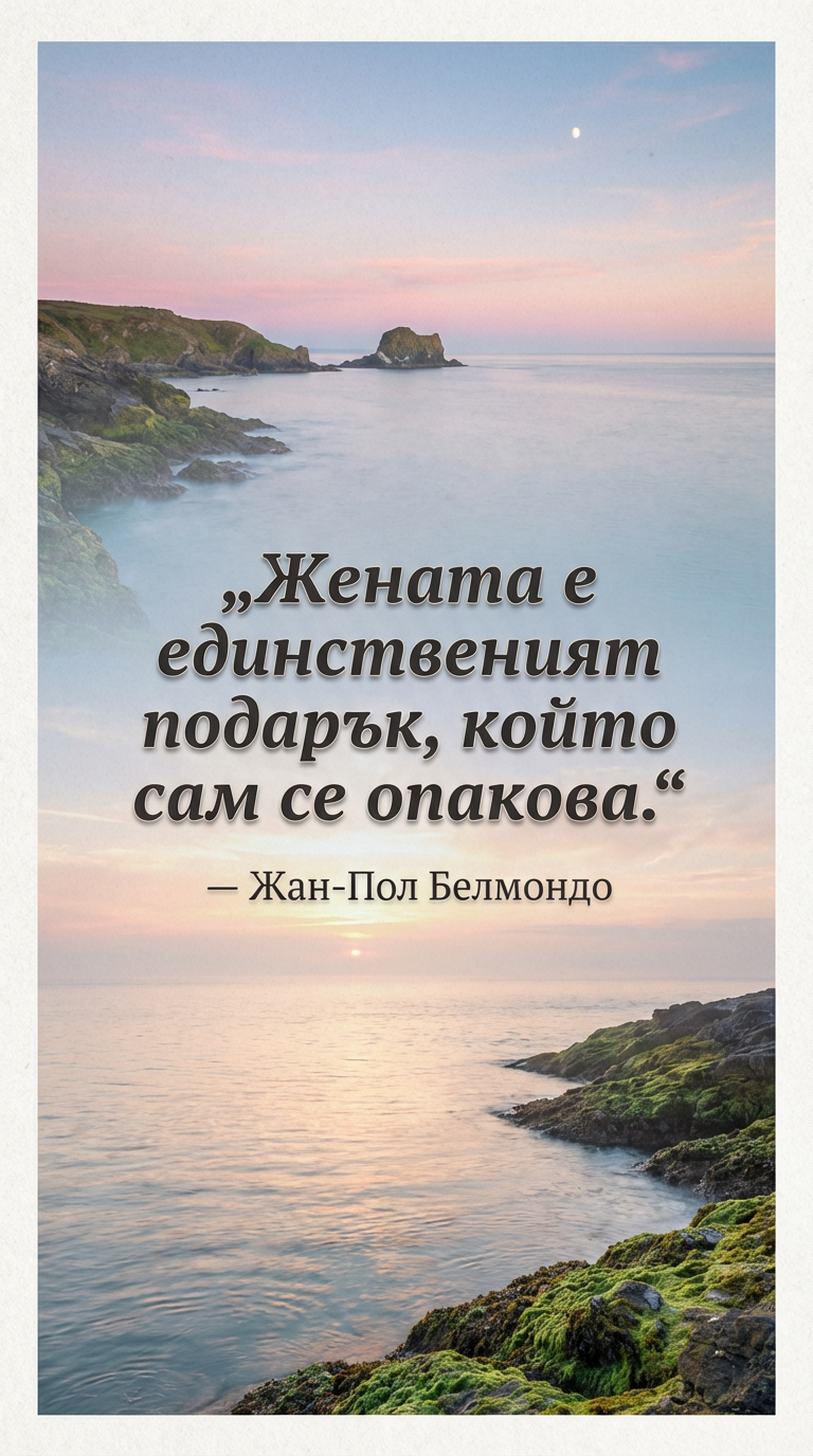 Жената – най-красивият подарък в живота
