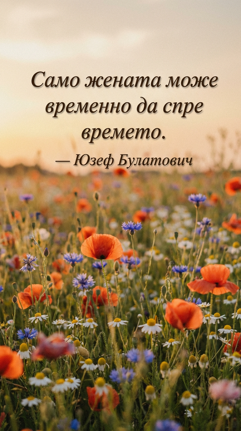 Жената, която може да спре времето