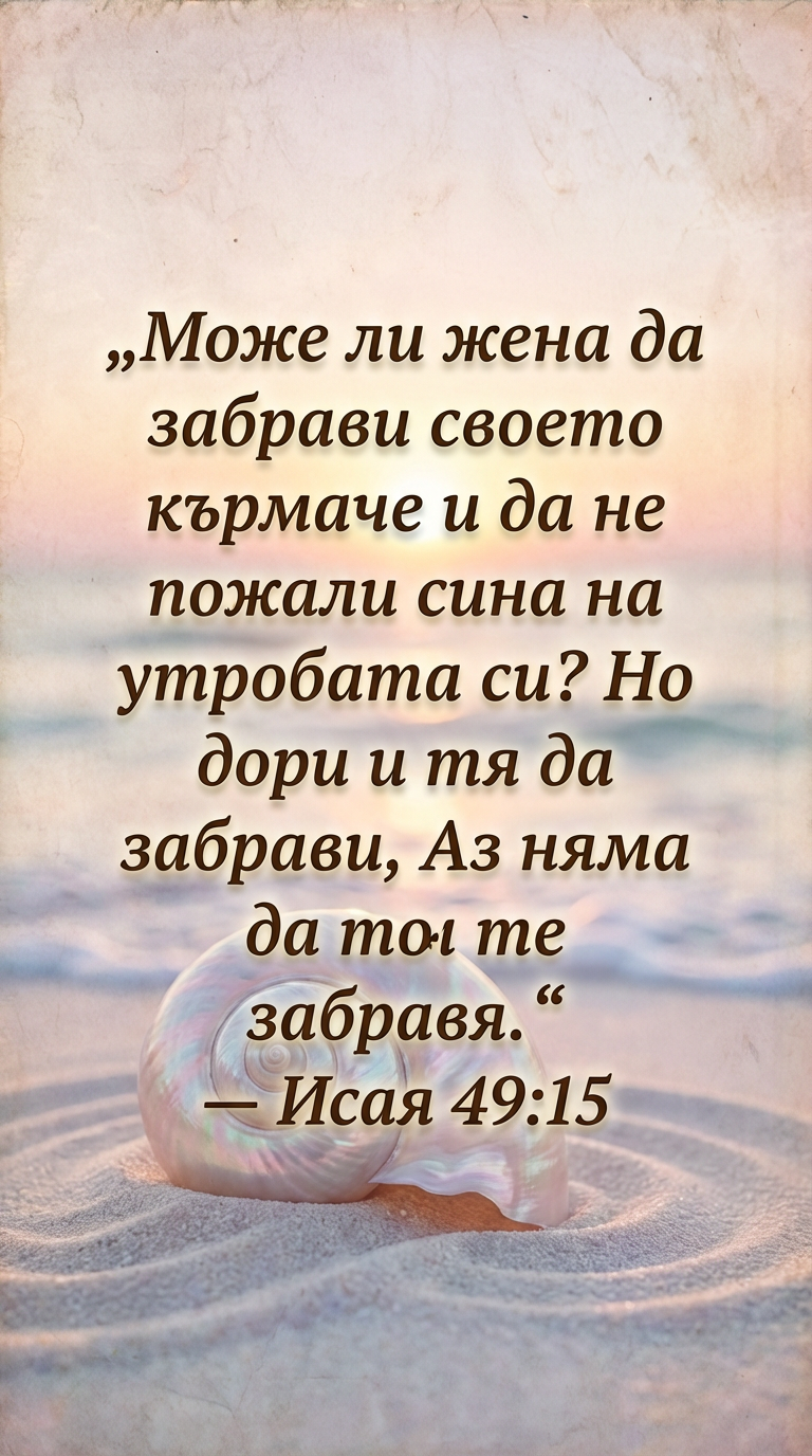 Божията любов е по-силна от майчината