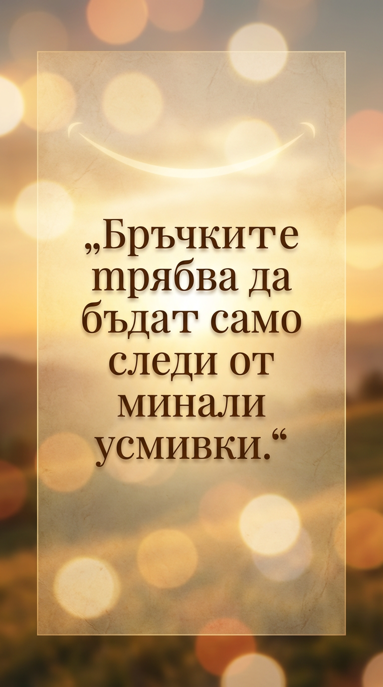 Бръчките са спомен от щастлив живот