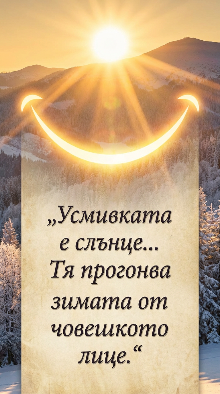 Усмивката носи светлина в душата