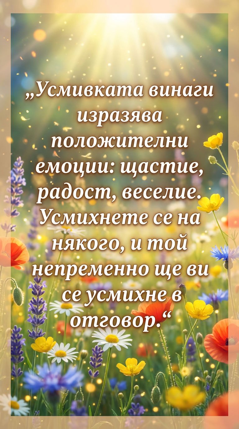 Усмивката се връща винаги