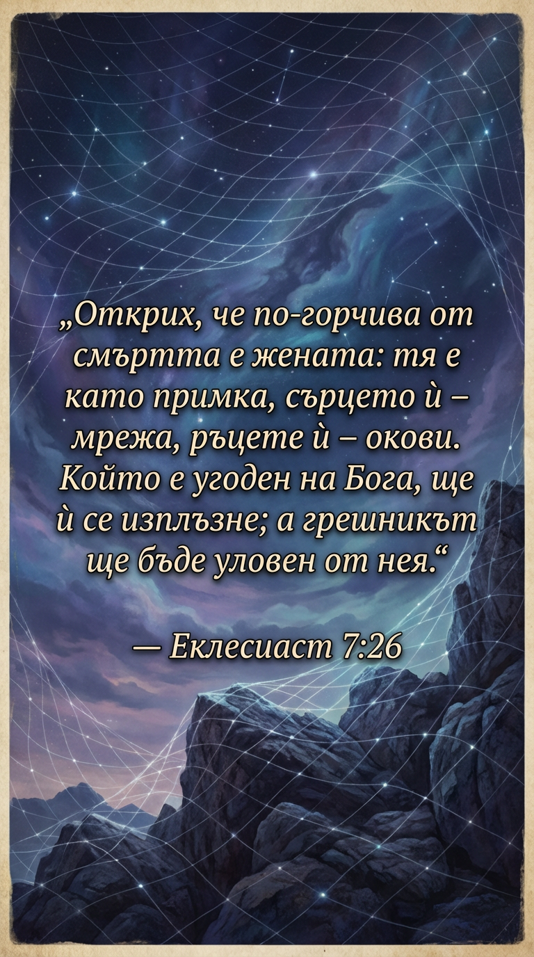 Библейска мъдрост за изкушението и греха