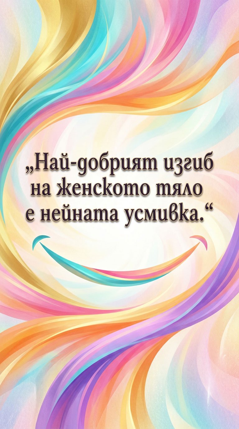 Най-красивата извивка е усмивката