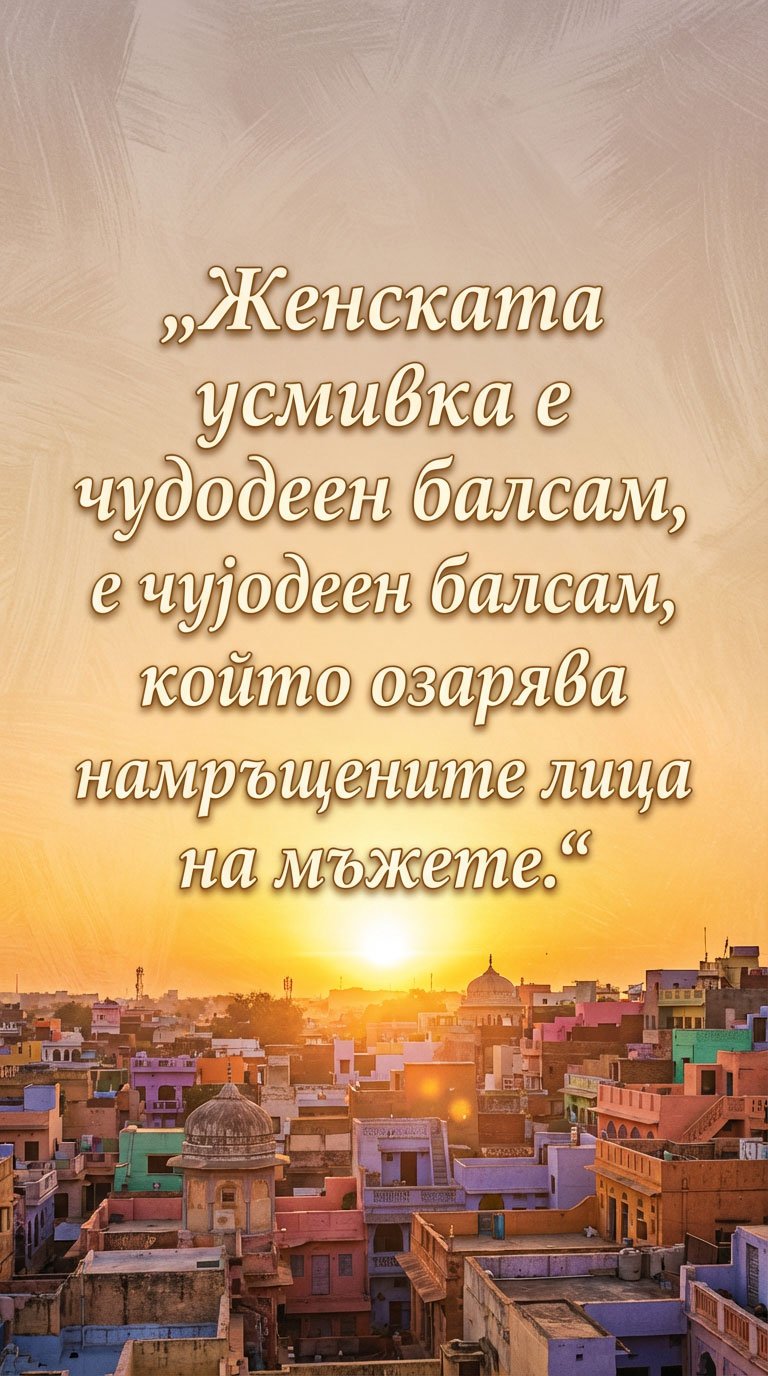 Женската усмивка променя света