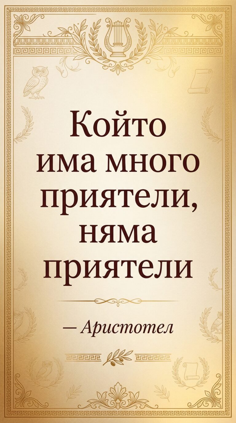 Многото приятели не означават истинско приятелство