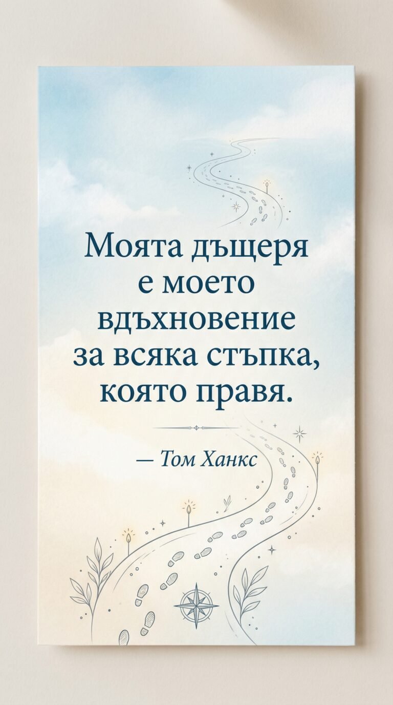 Дъщерята – най-голямото вдъхновение