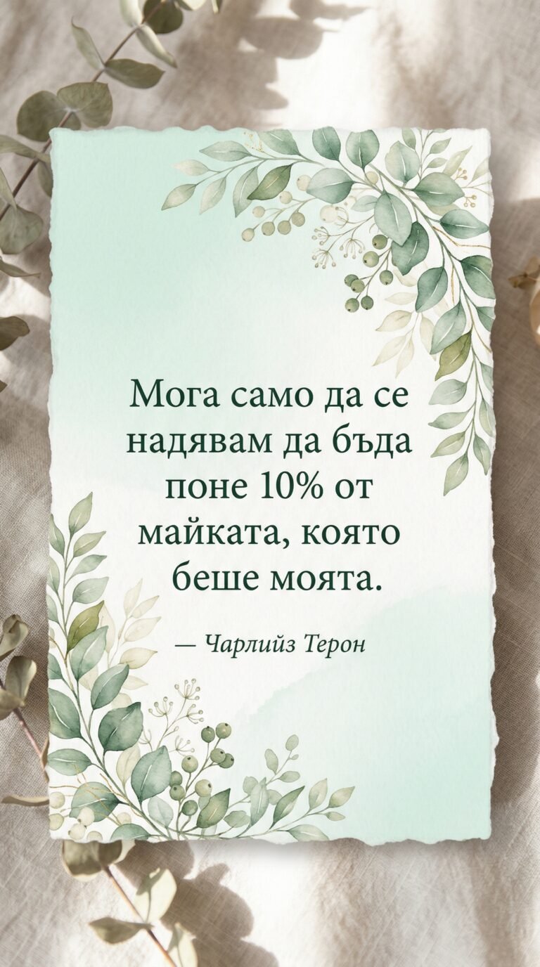 Стремежът да бъдеш като своята майка