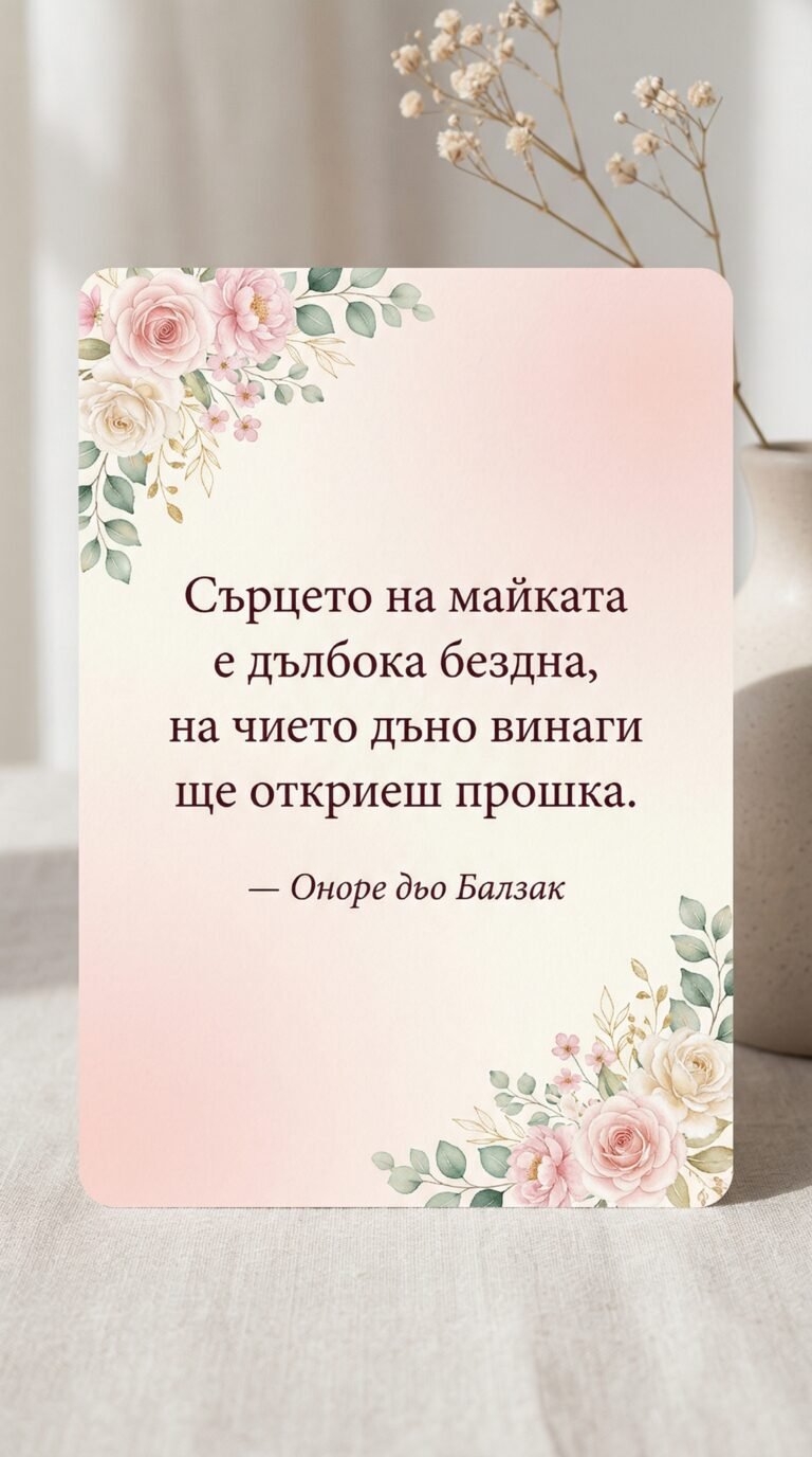 Прошката в сърцето на майката