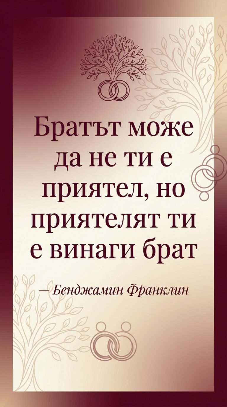 Приятелят като брат