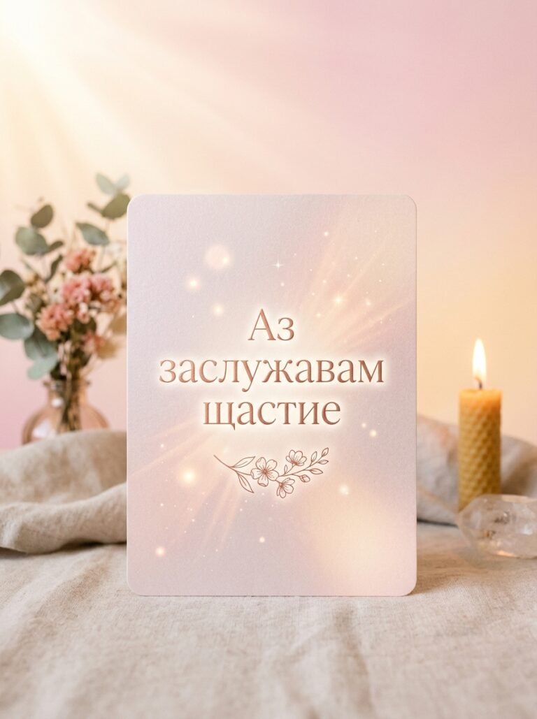 Аз заслужавам щастие