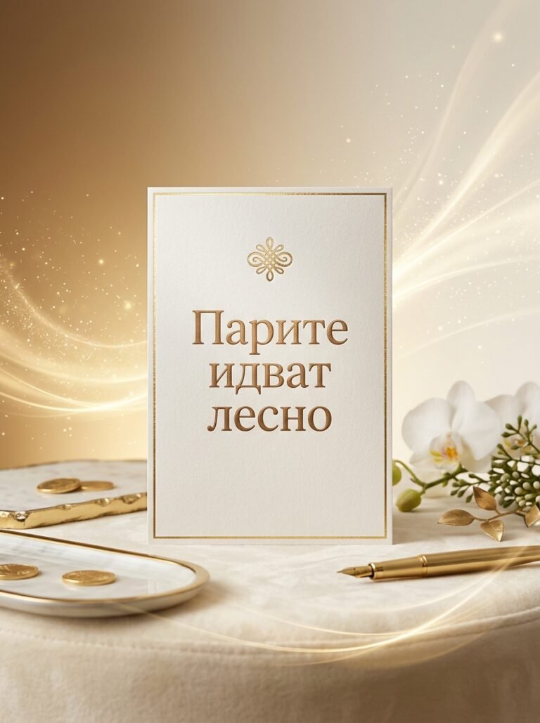 Парите идват лесно