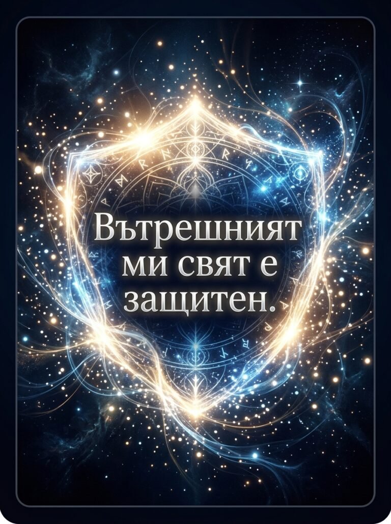 Вътрешният ми свят е защитен