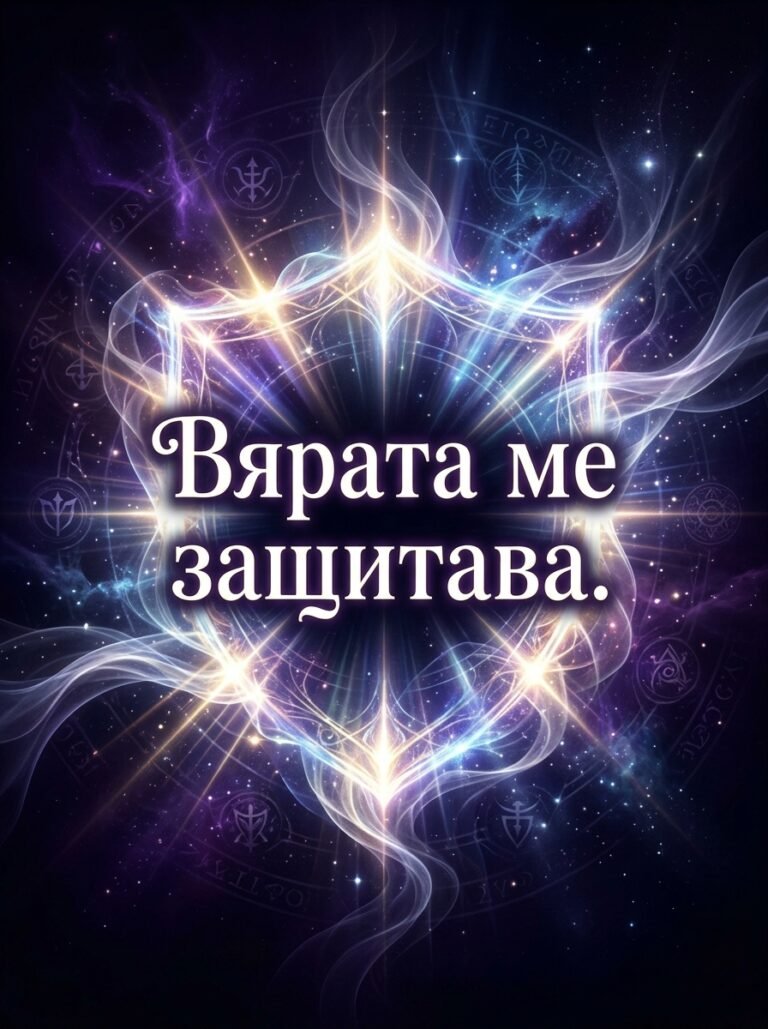 Вярата ме защитава