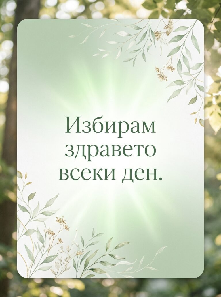 Здраве и баланс