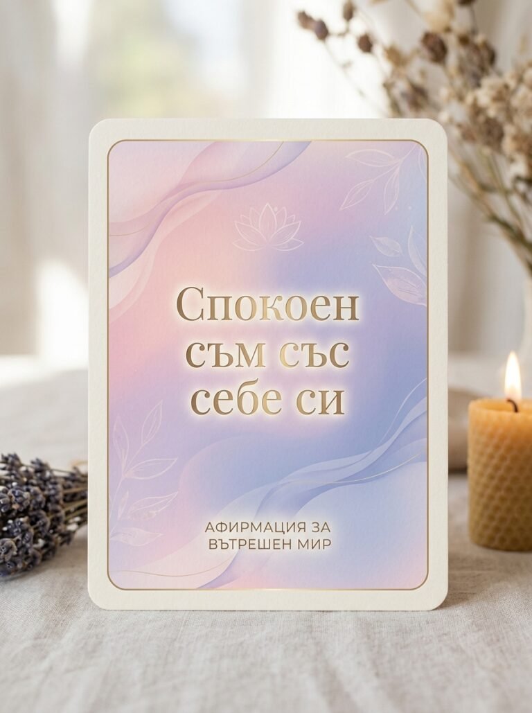 Спокоен съм със себе си