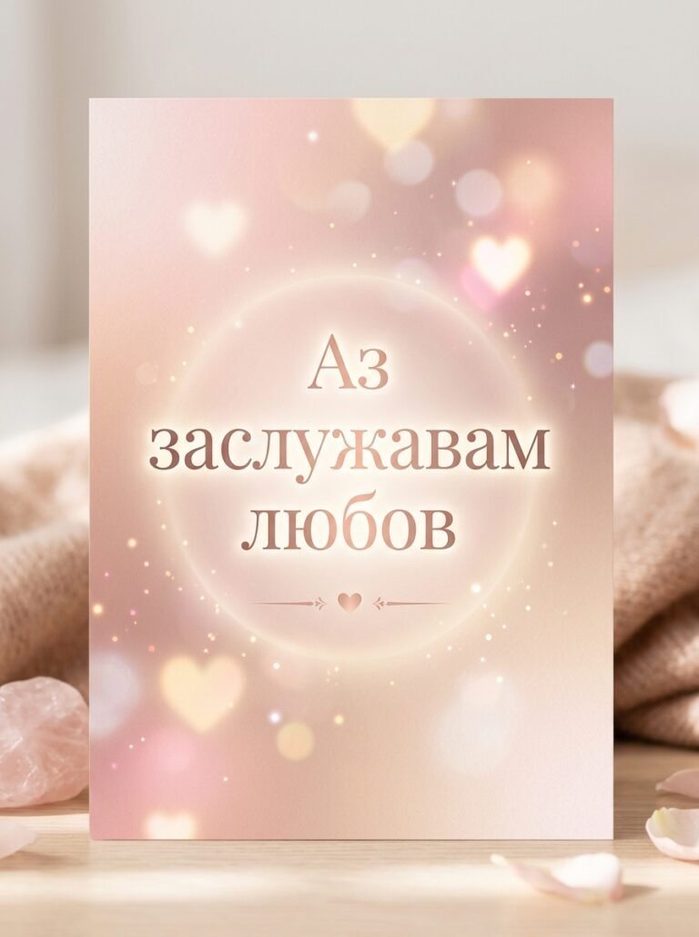 Аз заслужавам любов