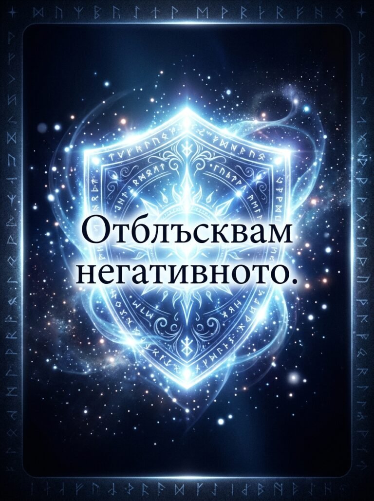 Отблъсквам негативното