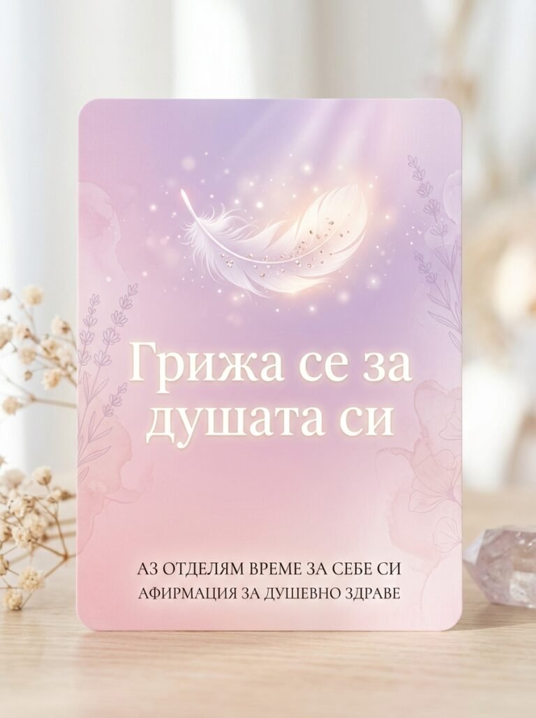 Грижа се за душата си
