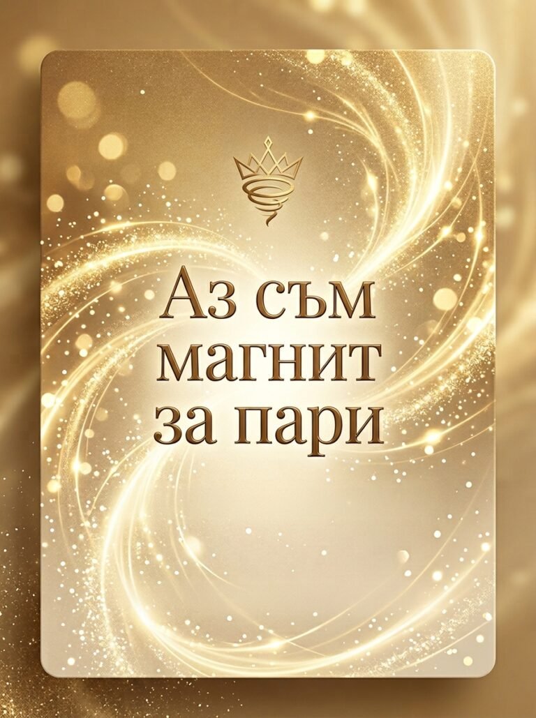 Аз съм магнит за пари