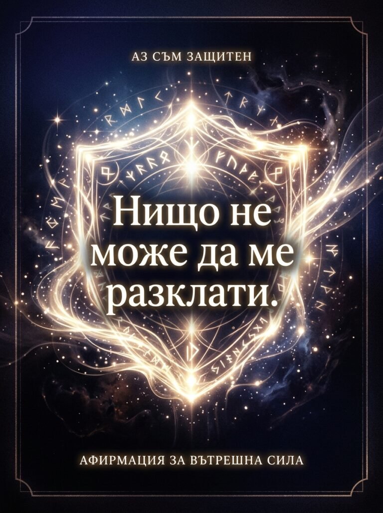 Нищо не може да ме разклати