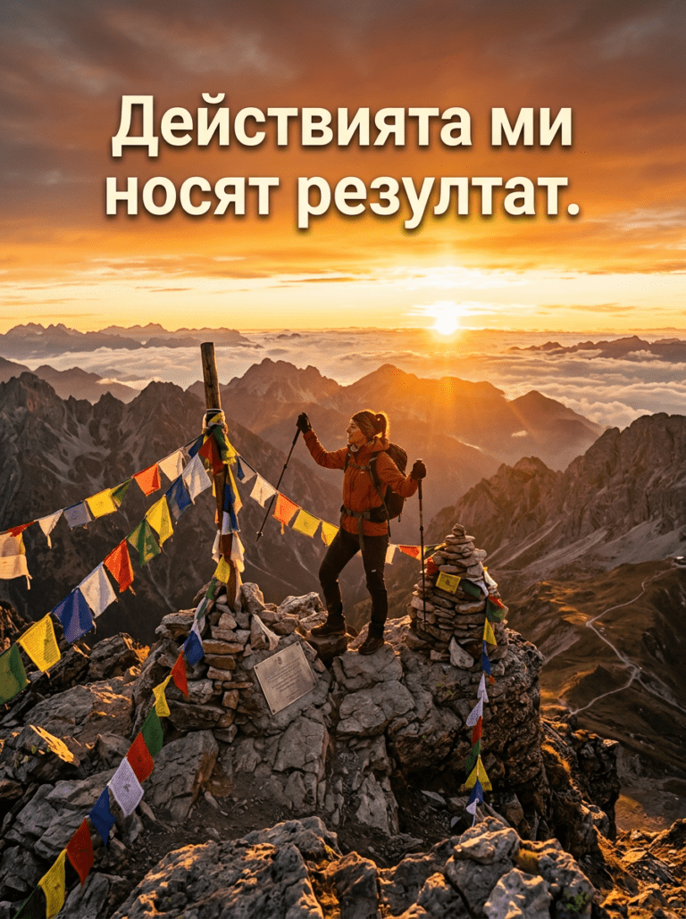 Действията ми носят резултат