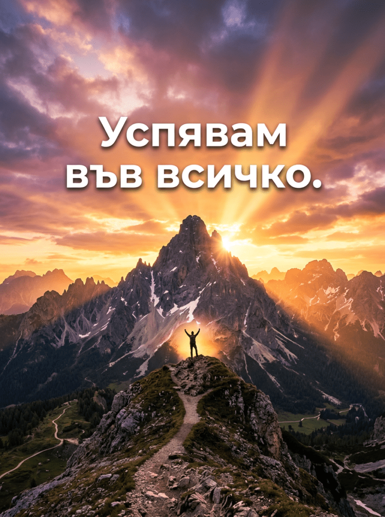 Успявам във всичко
