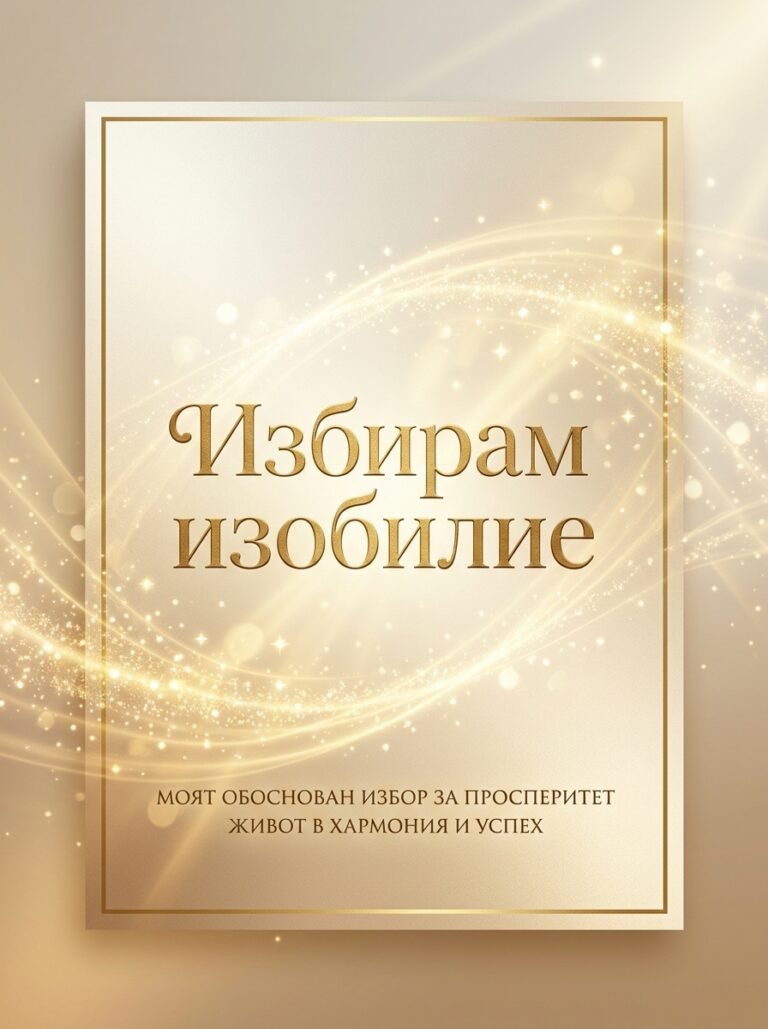 Избирам изобилие