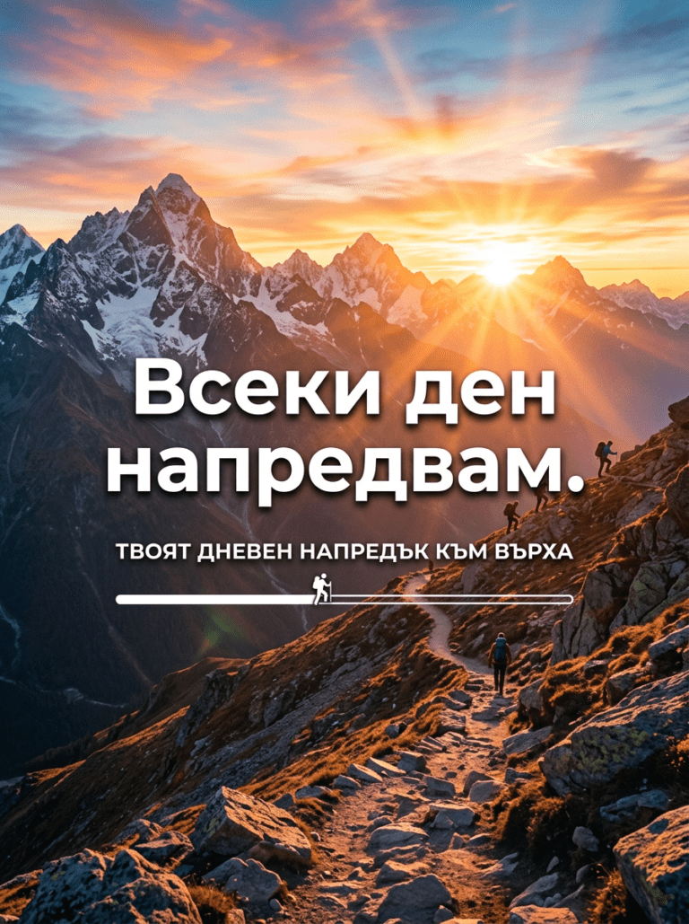 Всеки ден напредвам