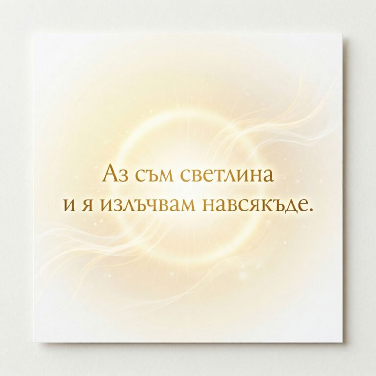 Светлина вътре в мен