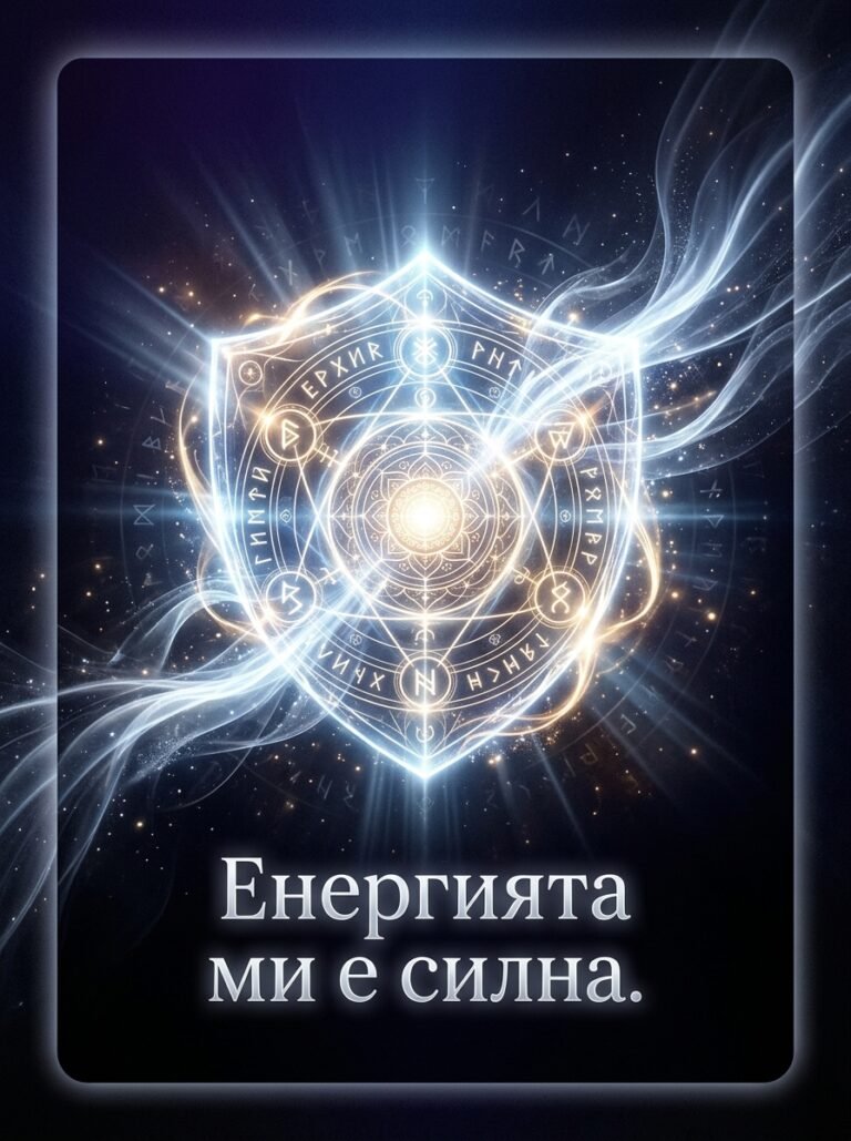 Енергията ми е силна