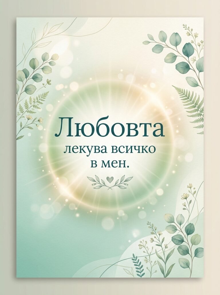 Изцеление чрез любов