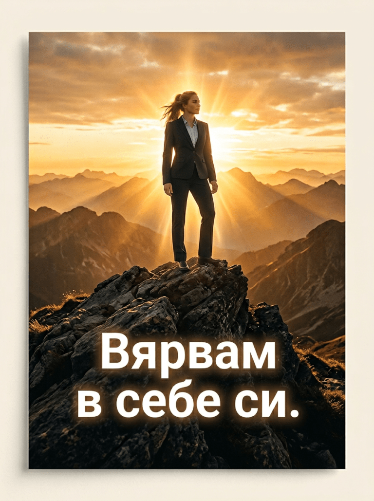 Вярвам в себе си