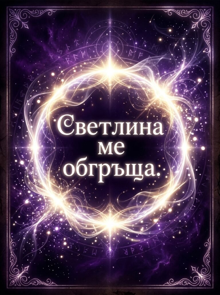 Светлина ме обгръща