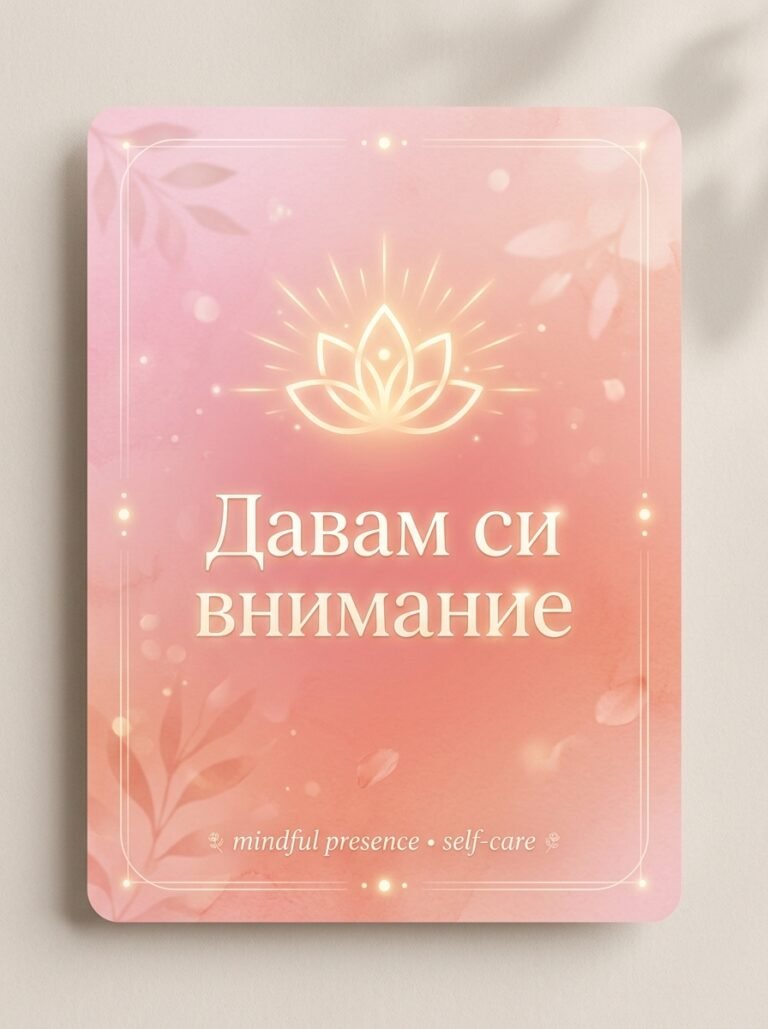 Давам си внимание